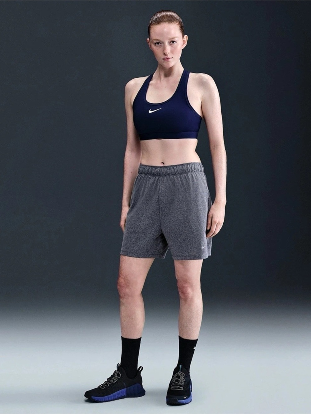 Nike Dri-FIT Women's Athletic Shorts Gray XL NWT